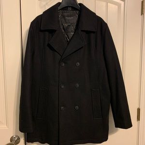 Andrew Marc Cheshire Pea Coat | Size Medium- Black
